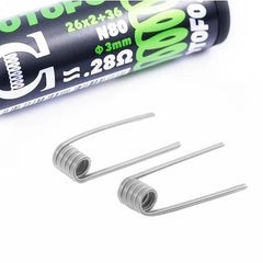 Dual Core Fused Clapton Coils 10pcs - Wotofo - VAPELA STORE