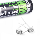Dual Core Fused Clapton Coils 10pcs - Wotofo - VAPELA STORE