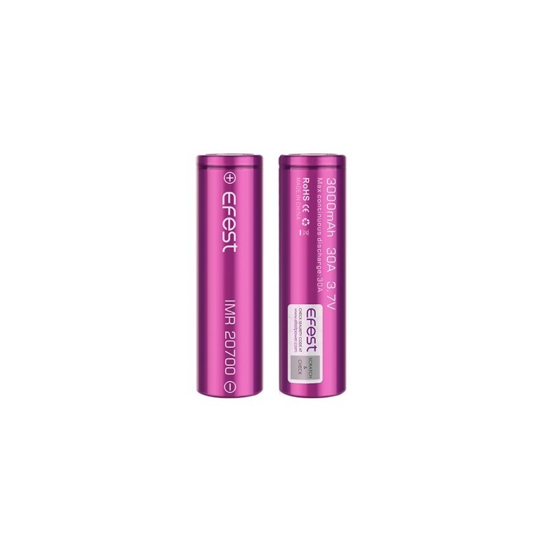 Accus 20700 3000mah 30A EFEST - VAPELA STORE