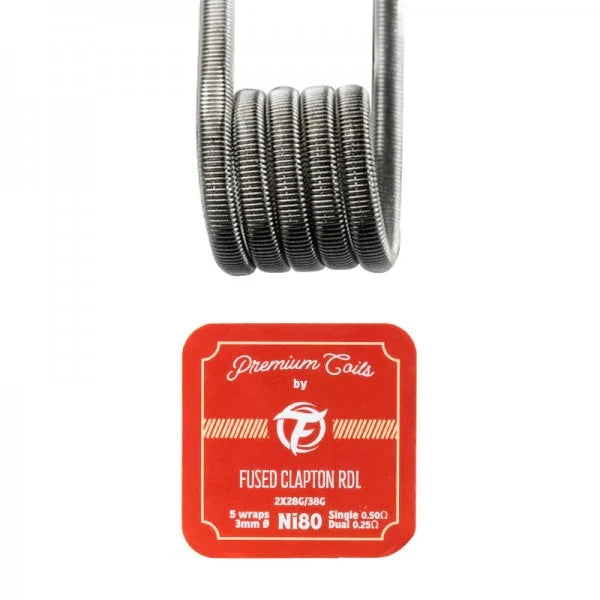 Fused Clapton RDL Ni80 0.50Ω New Version (10pcs) - Fumytech - VAPELA STORE