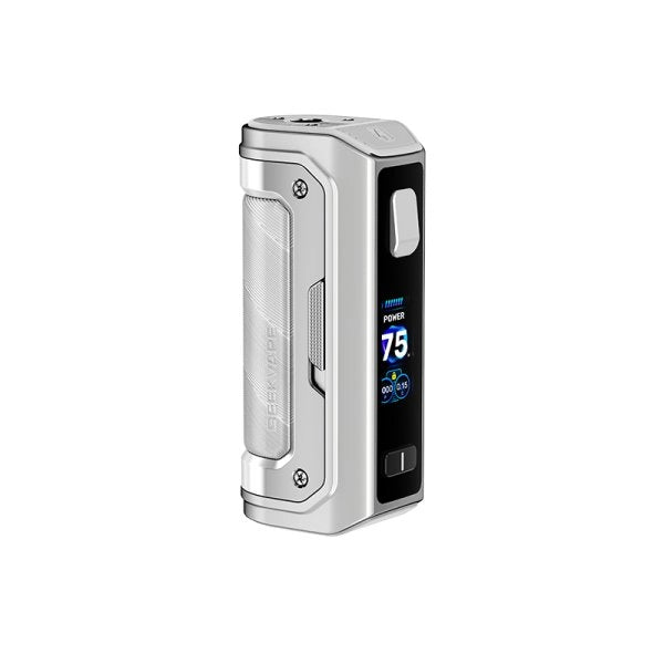 Box électronique GeekVape Aegis Mini 5 grise de 75 W avec écran couleur